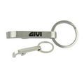 Chrome Bottle Opener Key Tag